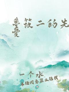 梦筱二的先婚后爱