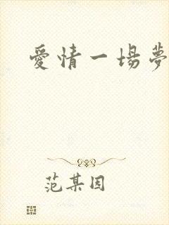 爱情一场梦歌词