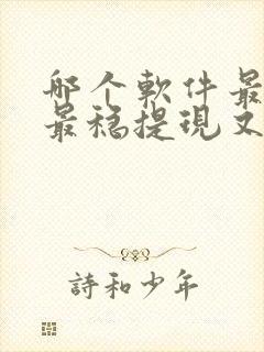 哪个软件最赚钱最稳提现又快