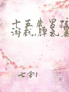 十五岁男孩沉迷游戏,脾气暴躁