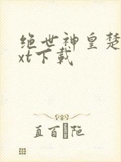 绝世神皇楚风txt下载