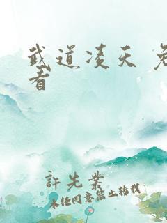 武道凌天 免费看