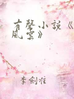 有声小说《执掌风云》