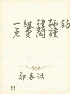 一级律师的小说免费阅读