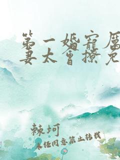 第一婚宠厉爷娇妻太会撩免费全文