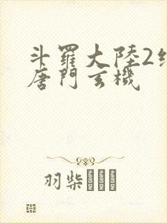 斗罗大陆2绝世唐门玄机