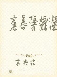 完美隐婚:腹黑老公有点坏