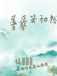 叶辰萧初然听书有声