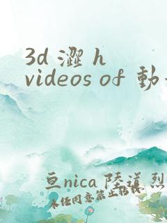 3d 涩 h videos of 动漫