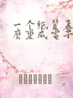 一个纸质表格怎么变成电子档