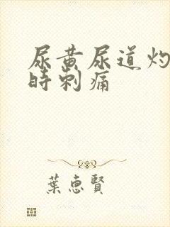 尿黄尿道灼热有时刺痛