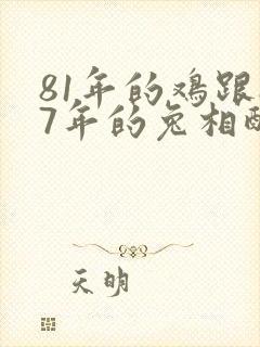 81年的鸡跟87年的兔相配吗