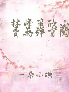林峰宁欣小说免费无弹窗阅读全文