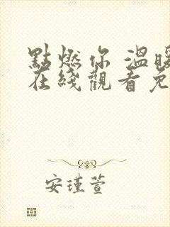 点燃你 温暖我在线观看免费全集