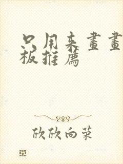 只用来画画的平板推荐