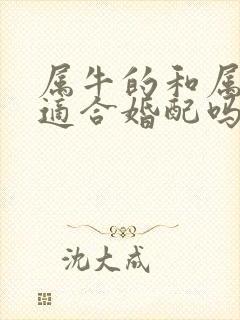 属牛的和属兔的适合婚配吗