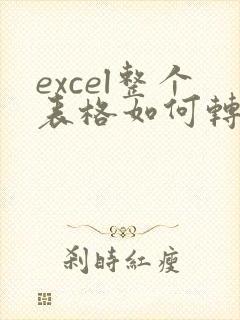 excel整个表格如何转化为pdf格式
