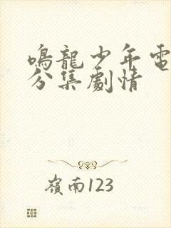 鸣龙少年电视剧分集剧情