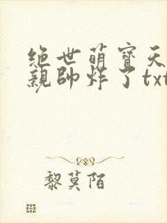 绝世萌宝天才娘亲帅炸了txt