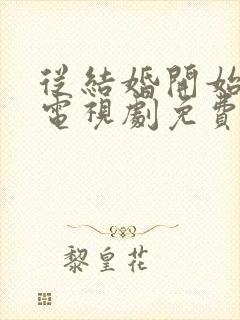 从结婚开始恋爱电视剧免费观看国语版
