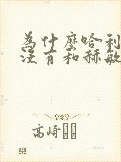 为什么哈利波特没有和赫敏在一起