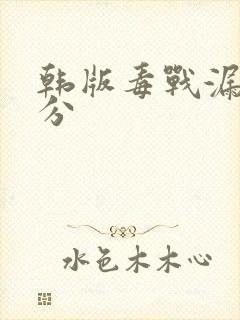 韩版毒战漏多少分