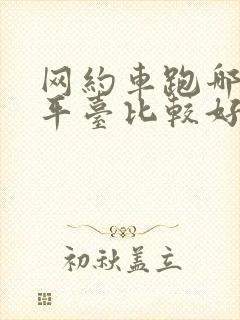 网约车跑哪一个平台比较好