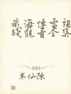 藏海传电视剧在线观看全集免费播放