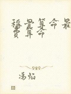 称骨算命最准免费算命