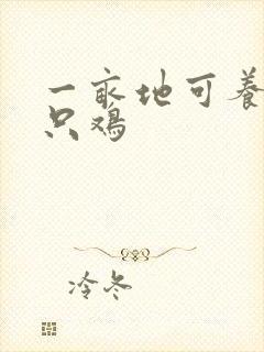 一亩地可养多少只鸡