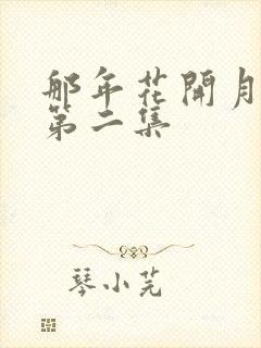 那年花开月正圆第二集