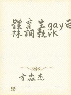 体育生gay白袜调教vk