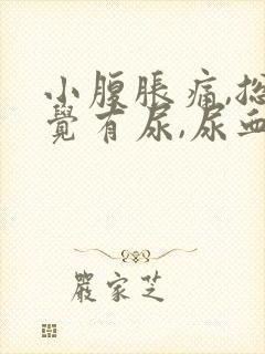 小腹胀痛,总感觉有尿,尿血