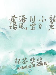 黄海川小说《官场风云》免费听书