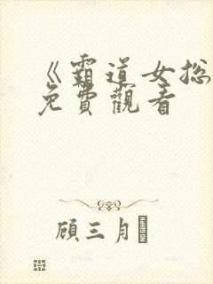 《霸道女总裁》免费观看