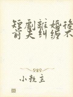 短剧离婚后总裁前夫纠缠不休
