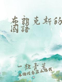 布朗克斯的故事国语
