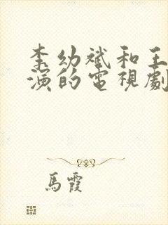 李幼斌和王志文演的电视剧叫什么名字
