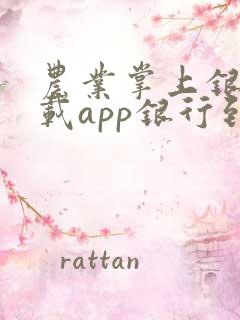 农业掌上银行下载app银行到手机