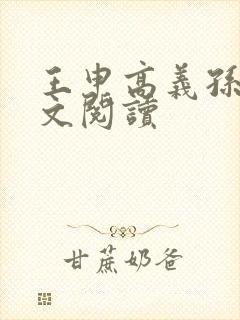 王申高义孙倩全文阅读