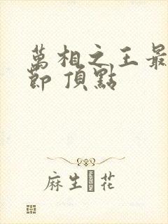 万相之王最新章节 顶点