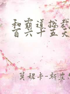 和霸道总裁的三百六十五天
