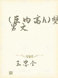 (巨肉高h)双男文