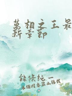 万相之王最快更新章节