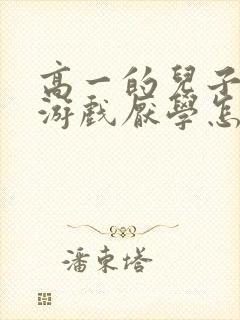 高一的儿子沉迷游戏厌学怎么办