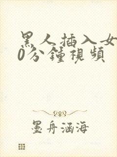黑人插入女人30分钟视频