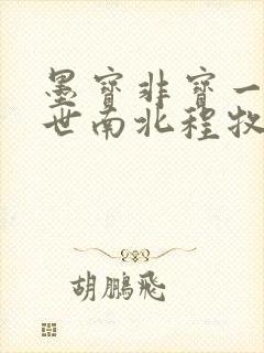 墨宝非宝一生一世南北程牧阳