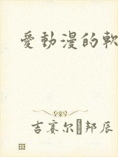 爱动漫的软件