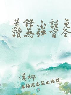 叶锋小说免费阅读无弹窗全文