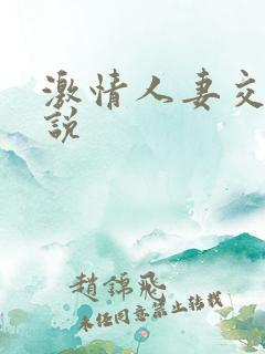 激情人妻交换小说